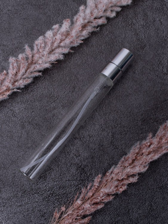 Атомайзер 10мл стекло металлические крышки Серебро спрей 