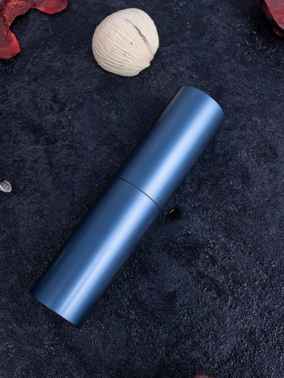 Атомайзер 10 мл металл синий  ПОМАДКА 