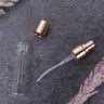 Атомайзер 5мл СТЕКЛО МЕТАЛИЧЕСКИЙ спрей ЗОЛОТО 