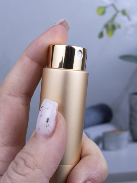 Атомайзер 10 мл металл золото ПОМАДКА 