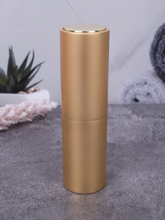 Атомайзер 15 мл металл золото ПОМАДКА  