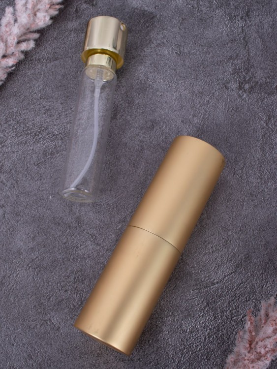 Атомайзер 15 мл металл золото ПОМАДКА  
