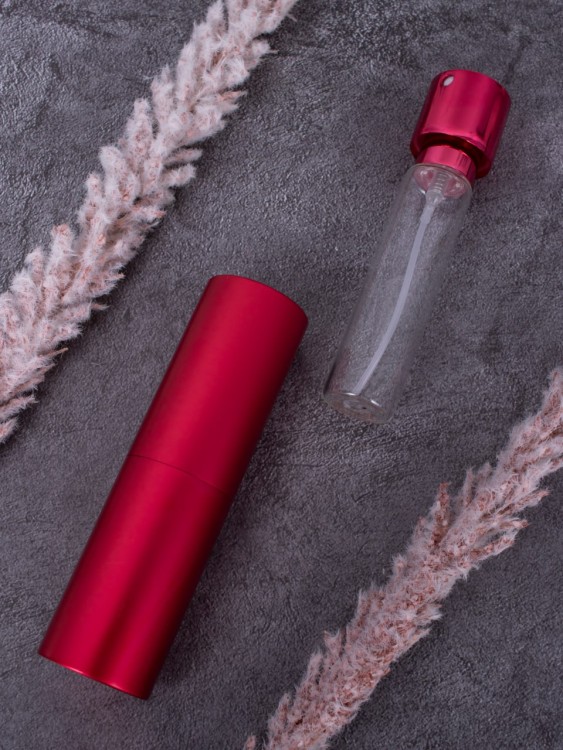 Атомайзер 15 мл металл красный ПОМАДКА  