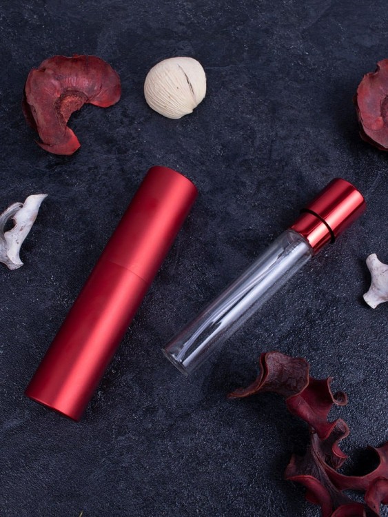 Атомайзер 10 мл металл красный ПОМАДКА 