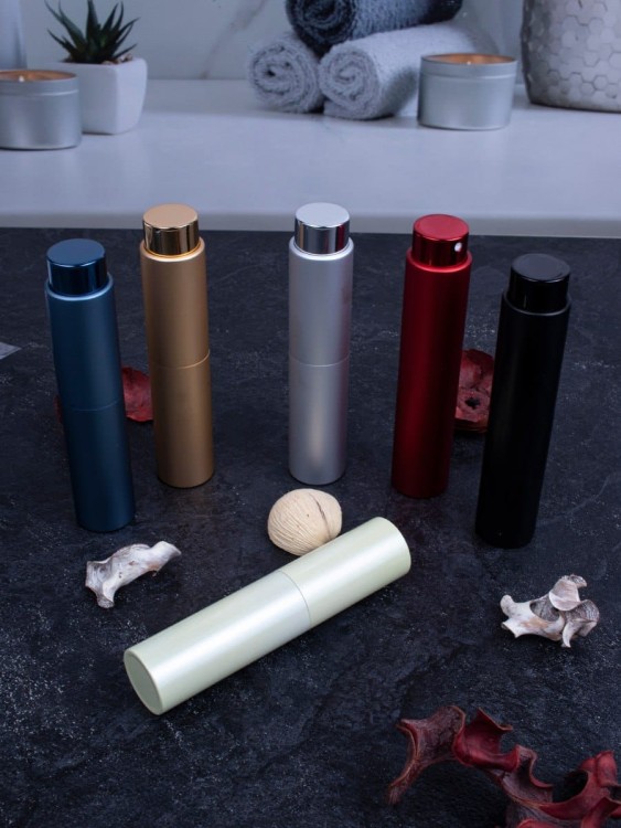 Атомайзер 10 мл металл красный ПОМАДКА 