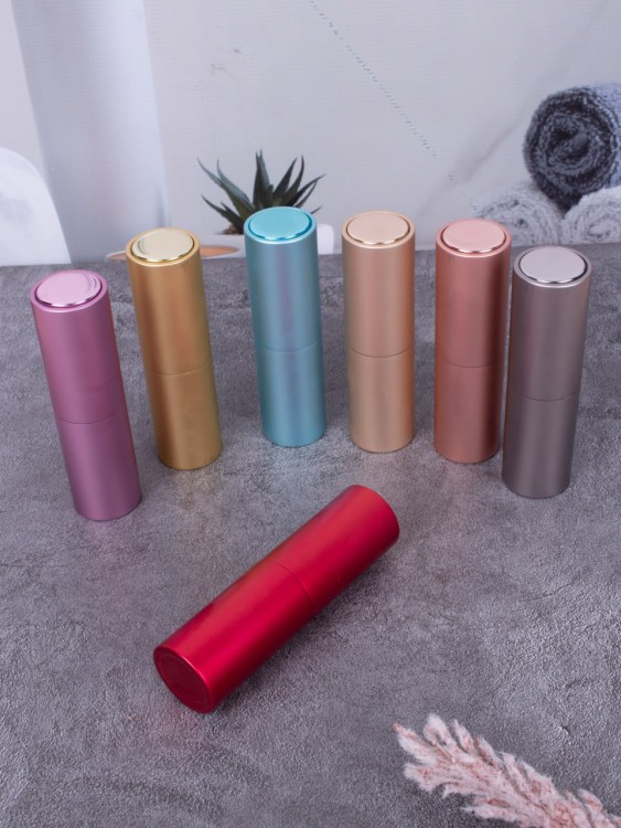 Атомайзер 15 мл металл розово-фиолетовый ПОМАДКА  