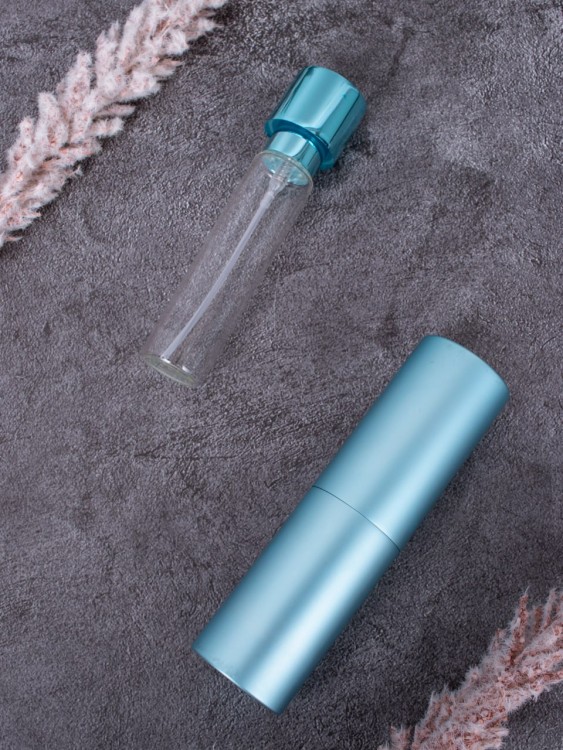 Атомайзер 15 мл металл голубой ПОМАДКА   