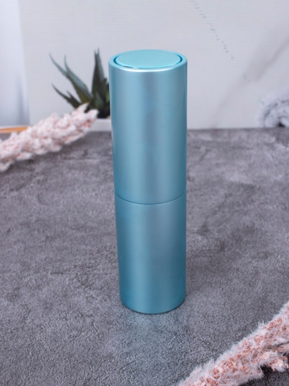 Атомайзер 15 мл металл голубой ПОМАДКА   