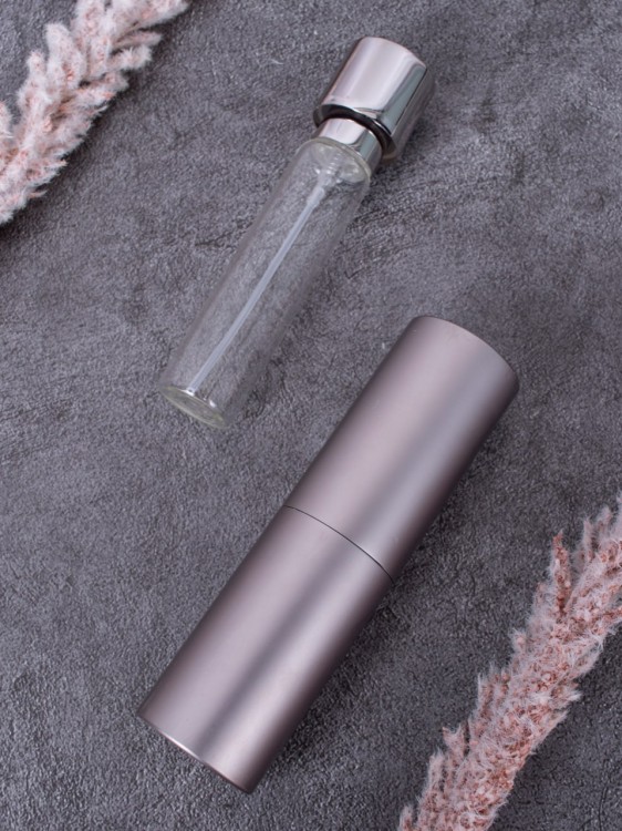 Атомайзер 15 мл металл темно-серый ПОМАДКА   