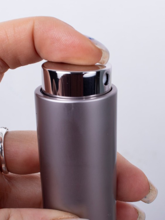 Атомайзер 15 мл металл темно-серый ПОМАДКА   