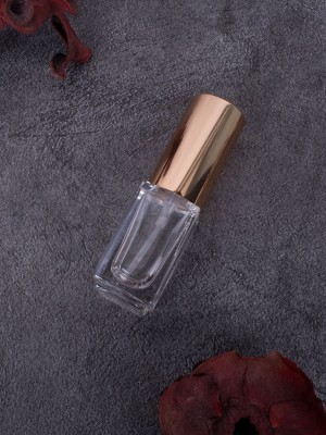 Флакон 3 мл стекло ЗОЛОТО спрей КВАДРАТ  