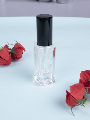 Флакон 3 мл стекло ЧЕРНЫЙ спрей КВАДРАТ   