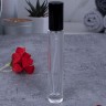 Флакон стекло круглый длинный 10 мл черный спрей металл