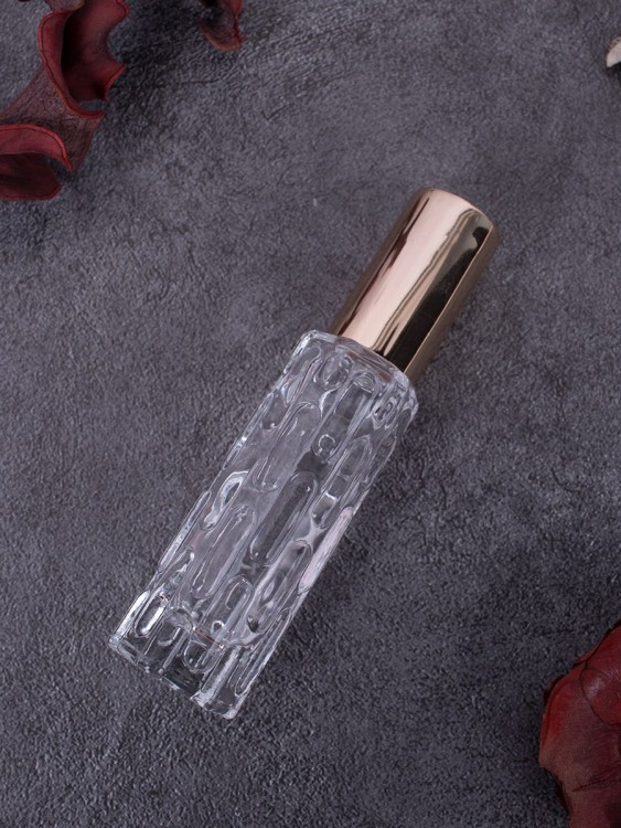 Флакон стекло 10 мл золото спрей металл  ФУЖЕРНЫЙ