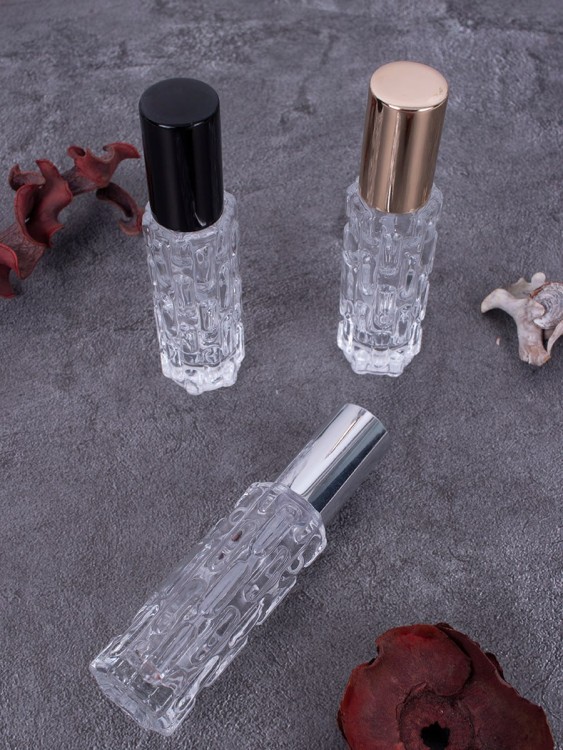 Флакон стекло  10 мл черный спрей металл  ФУЖЕРНЫЙ