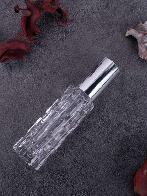 Флакон стекло 10 мл серебро спрей металл  ФУЖЕРНЫЙ