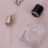 Флаконы 30мл стекло спрей квадрат черная крышка