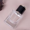 Флаконы 30мл стекло спрей квадрат черная крышка