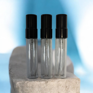 Атомайзер 5мл СТЕКЛО МЕТАЛИЧЕСКИЙ спрей ЧЕРНЫЙ