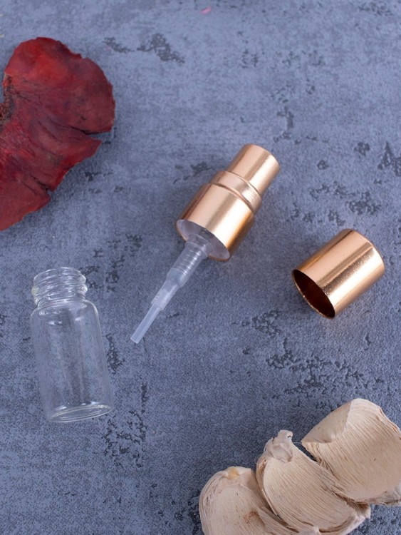 Атомайзер 2мл стекло металлический спрей золото  