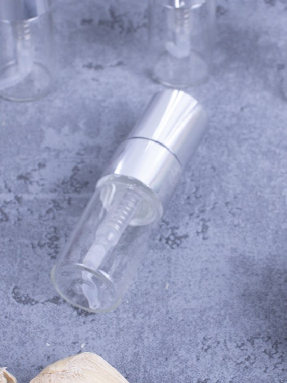 Атомайзер 2мл стекло металический спрей серебро