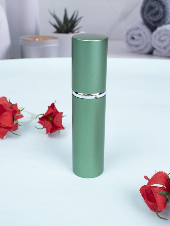 Атомайзер 5 мл зеленый метал