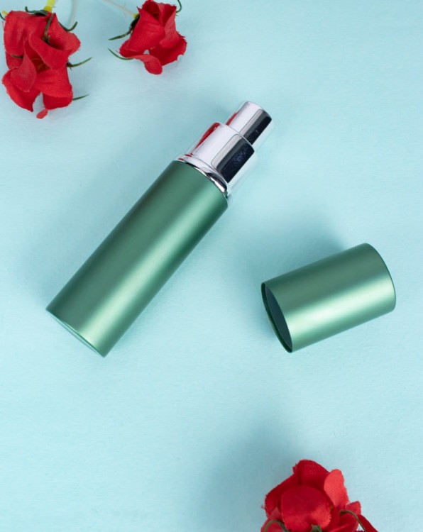 Атомайзер 5 мл зеленый метал