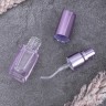 Флакон 3 мл стекло Розовый спрей  КВАДРАТ    