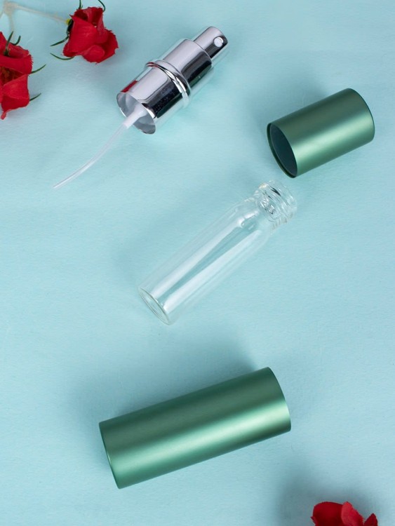 Атомайзер 10 мл зеленый метал 