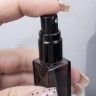 Флакон 9 мл стекло Черное спрей черный КВАДРАТ     