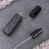Флакон 9 мл стекло Черное спрей черный КВАДРАТ     